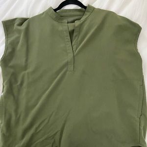 Olive Green FIGS Scrub Set